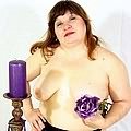 fattie doing candle
