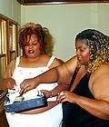 fat girl in a shower